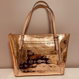 MICHAEL KORS CIARA ROSE GOLD TOTE